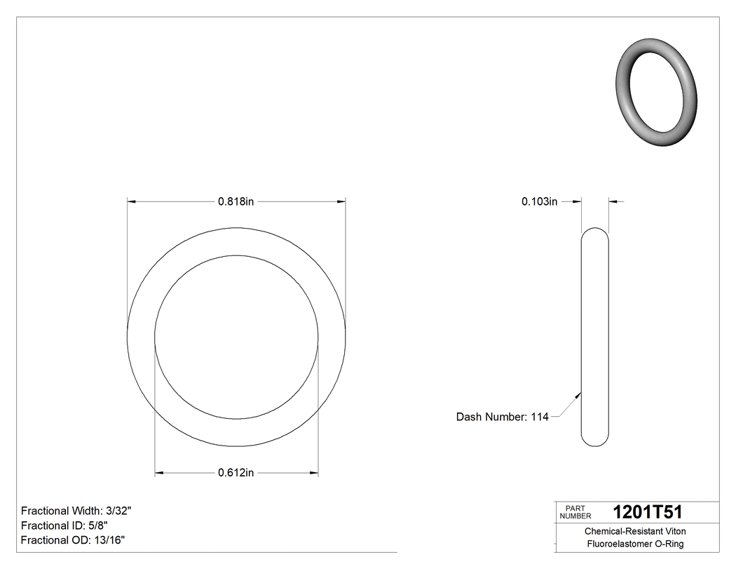 Technical drawing - 1201T51
